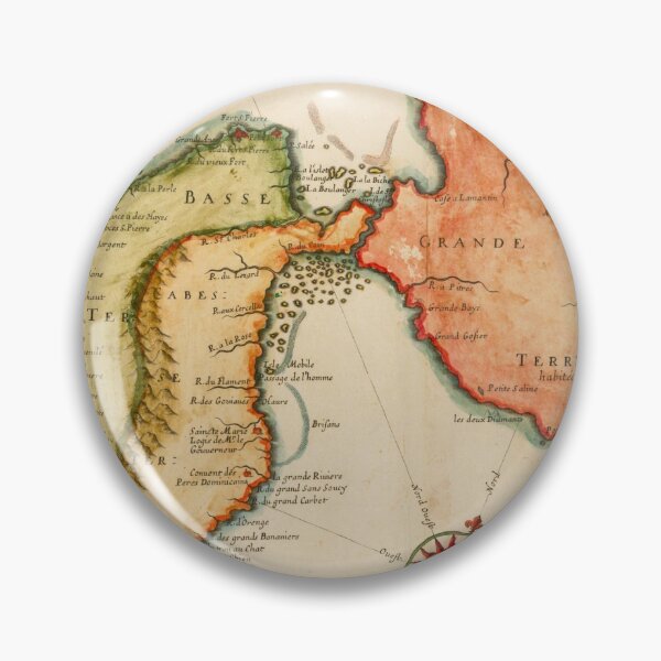 Item preview, Vintage Map of Guadeloupe (1650) designed and sold by BravuraMedia.