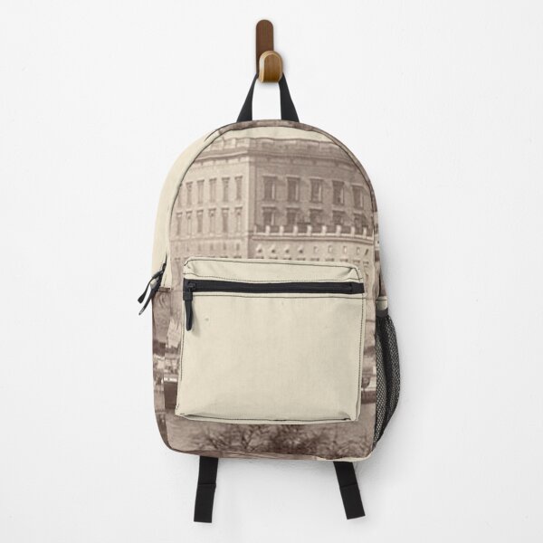 Item preview, Vintage wooden architectural exterior view  designed and sold by Vintage Designs +.