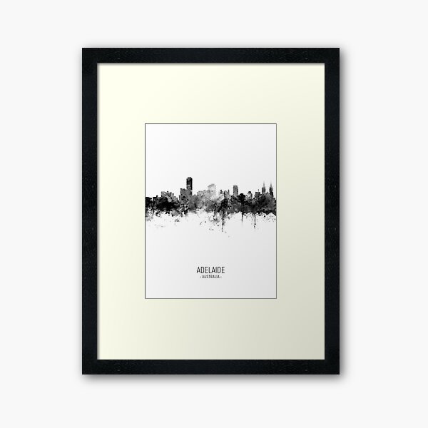 Item preview, Adelaide Australia Skyline designed and sold by ArtPrints.