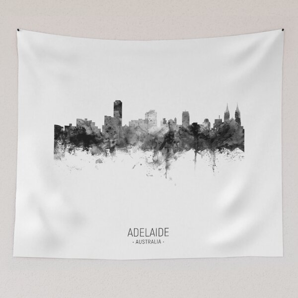 Item preview, Adelaide Australia Skyline designed and sold by ArtPrints.