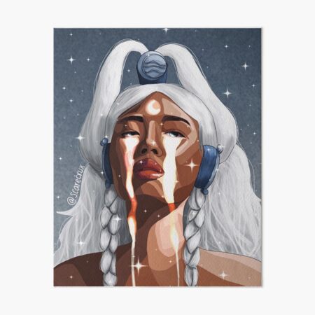 Yue the Moon Spirit Art Board Print