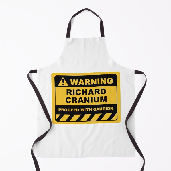 Item preview, Funny Human Warning Label / Sign RICHARD CRANIUM Sayings Sarcasm Humor Quotes designed and sold by ColorMeHappy123.