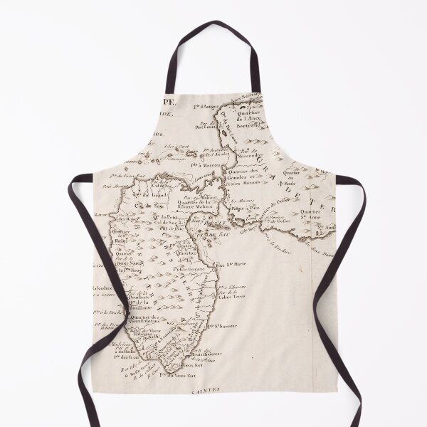 Item preview, Vintage Guadeloupe Island Map (1780) designed and sold by BravuraMedia.