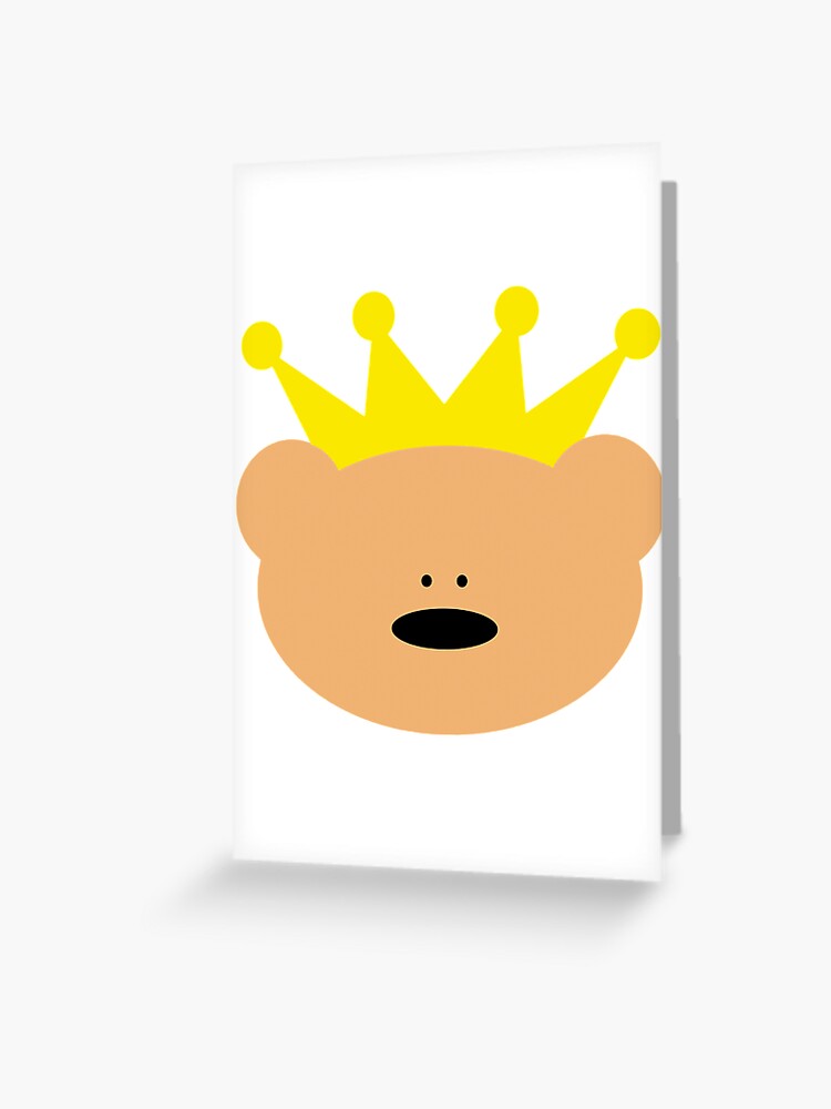 teddy bear with crown