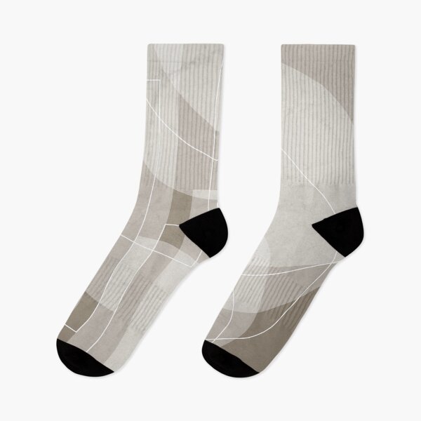 Artikelvorschau, Abstraktes Halbkreis-Design in Taupe entworfen und verkauft von simplydesignart.