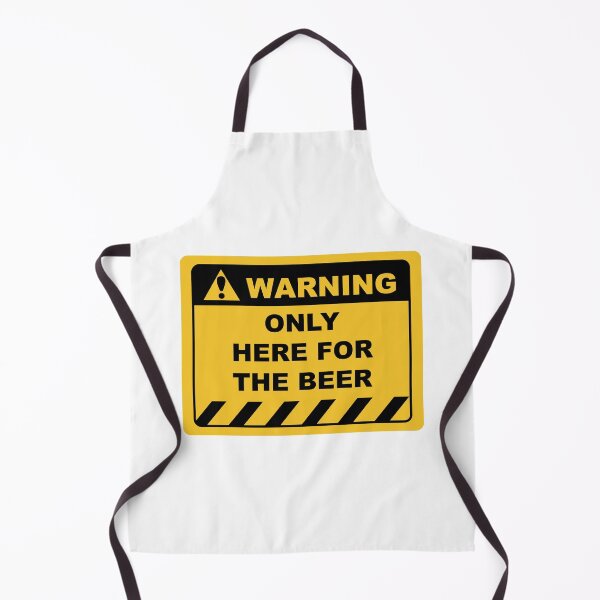 Item preview, Funny Human Warning Label / Sign ONLY HERE FOR THE BEER Sayings Sarcasm Humor Quotes designed and sold by ColorMeHappy123.