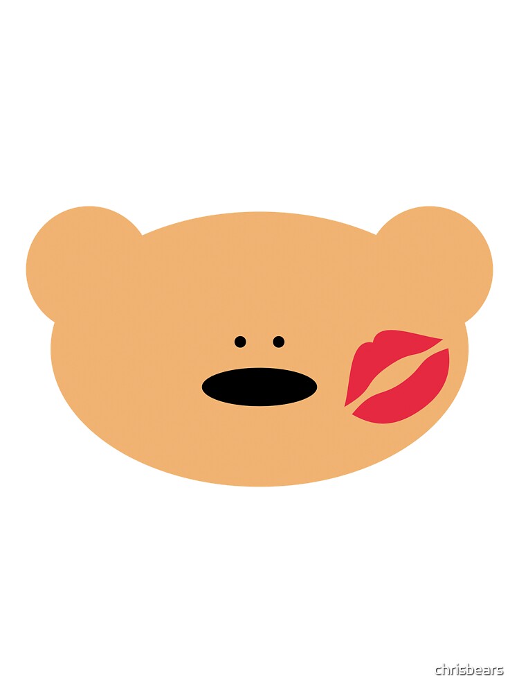 teddy bear kiss