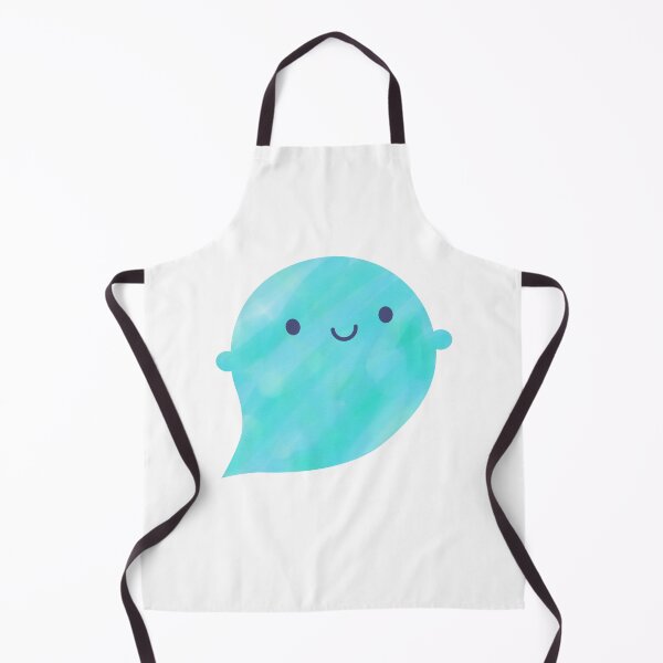 Item preview, Kawaii Watercolour Ghosts (Ocean) designed and sold by marcelinesmith.
