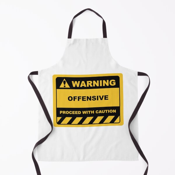 Item preview, Funny Human Warning Label / Sign OFFENSIVE Sayings Sarcasm Humor Quotes designed and sold by ColorMeHappy123.