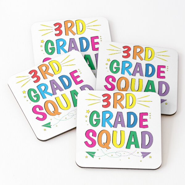 Item preview, Third Grade Squad 3rd Back to School designed and sold by ZNOVANNA.