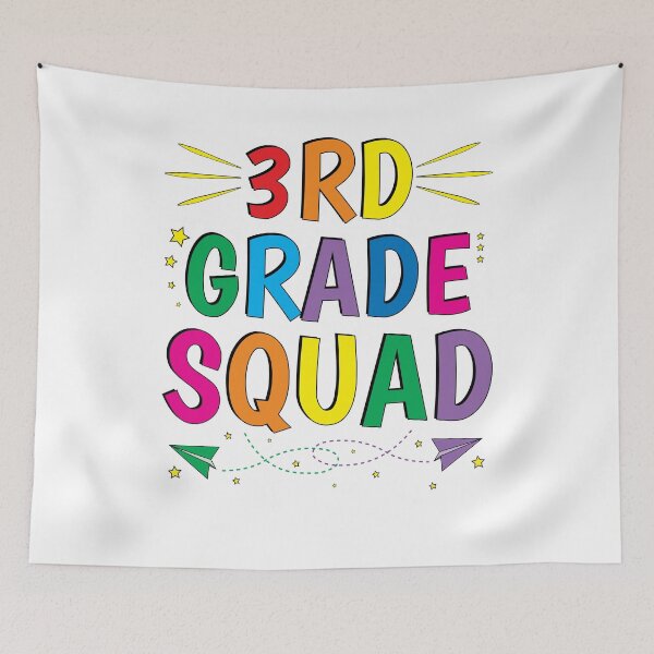 Item preview, Third Grade Squad 3rd Back to School designed and sold by ZNOVANNA.
