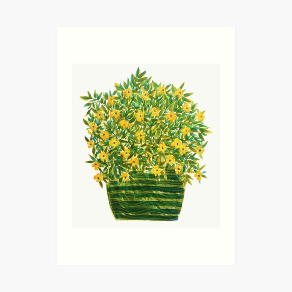 For a cloudy day, yellow! Art Print