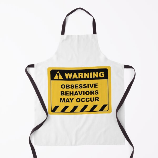 Item preview, Funny Human Warning Label / Sign OBSESSIVE BEHAVIOR MAY OCCUR Sayings Sarcasm Humor Quotes designed and sold by ColorMeHappy123.