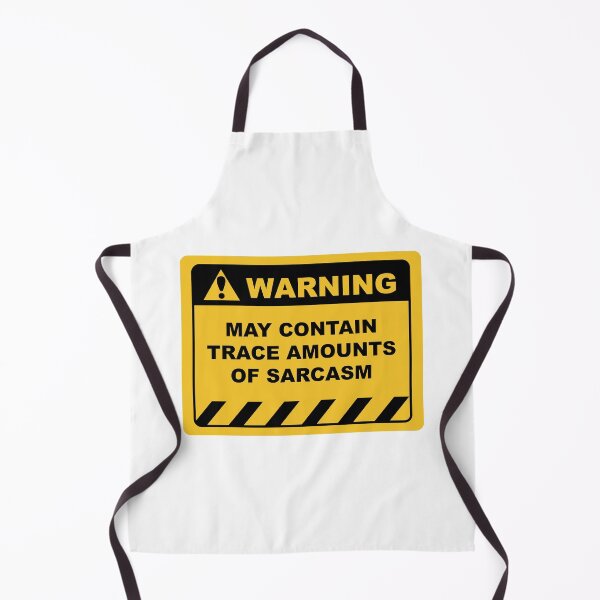 Item preview, Funny Human Warning Label / Sign MAY CONTAIN TRACE AMOUNTS OF SARCASM Sayings Sarcasm Humor Quotes designed and sold by ColorMeHappy123.