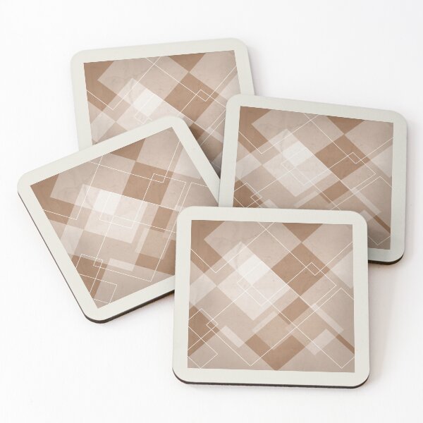 Item preview, Overlapping Diamond Design in Cinnamon designed and sold by simplydesignart.