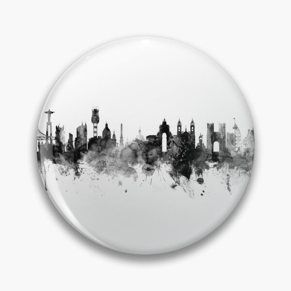 Artikelvorschau, Lisbon Portugal Skyline entworfen und verkauft von ArtPrints.