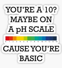 You're Basic! Sticker