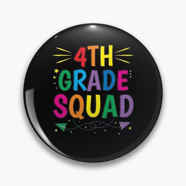 Item preview, 4th Grade Squad Fourth First Day of School designed and sold by ZNOVANNA.