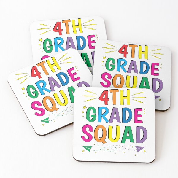 Item preview, 4th Grade Squad Fourth First Day of School designed and sold by ZNOVANNA.