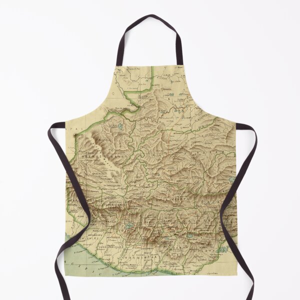 Item preview, Vintage Guatemala Map (1883) designed and sold by BravuraMedia.