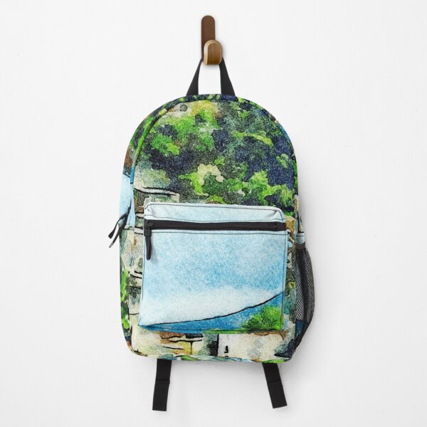 Item preview, Buildings of the village on the hill among the trees designed and sold by Giuseppe Cocco.