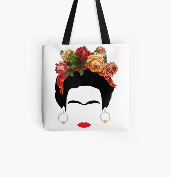 Frida K Bolsa estampada de tela