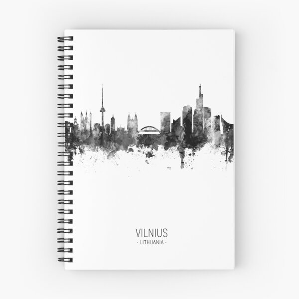 Item preview, Vilnius Lithuania Skyline designed and sold by ArtPrints.