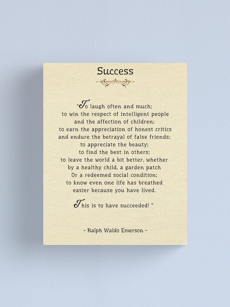 What Is Success Poem | stickhealthcare.co.uk