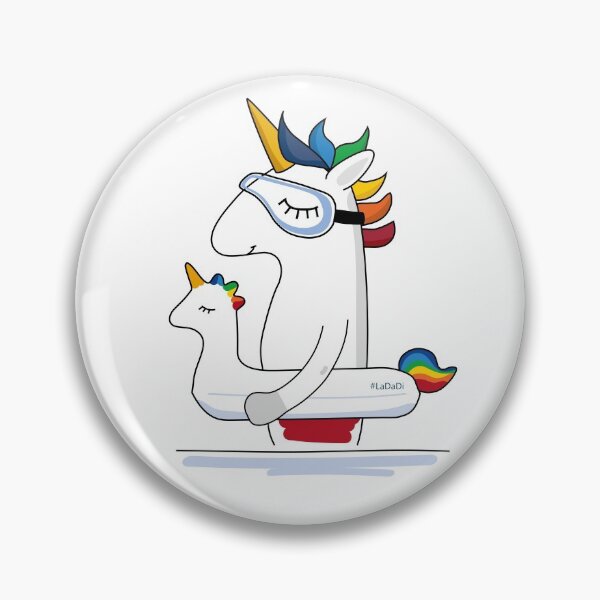 Item preview, swimming unicorn designed and sold by LaDaDi.