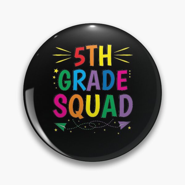 Item preview, 5th Grade Squad Fifth Back to School designed and sold by ZNOVANNA.