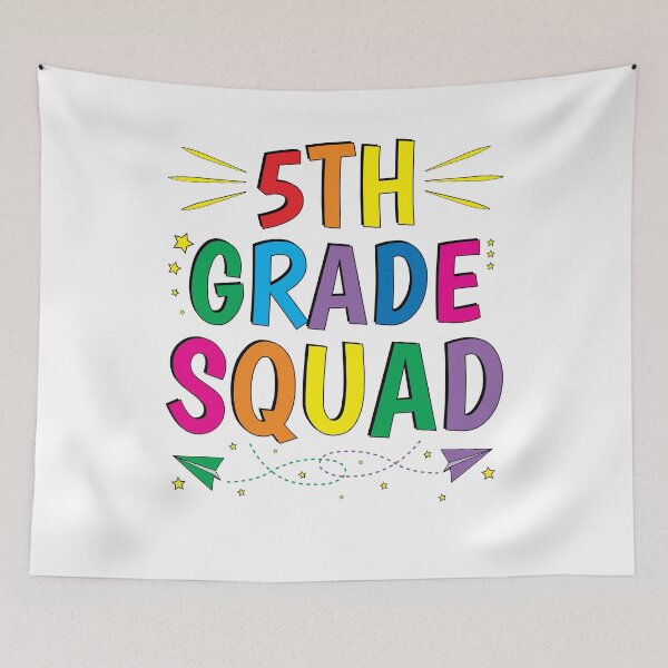 Item preview, 5th Grade Squad Fifth Back to School designed and sold by ZNOVANNA.
