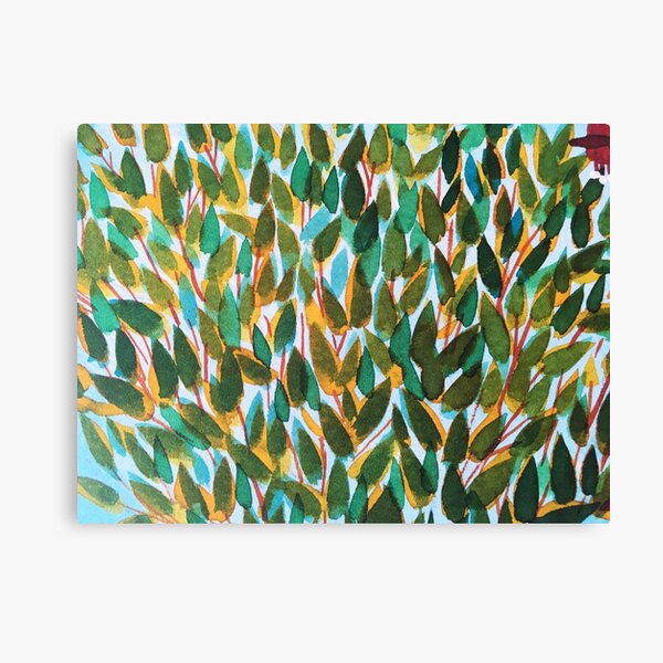 For a dark leafy day Canvas Print