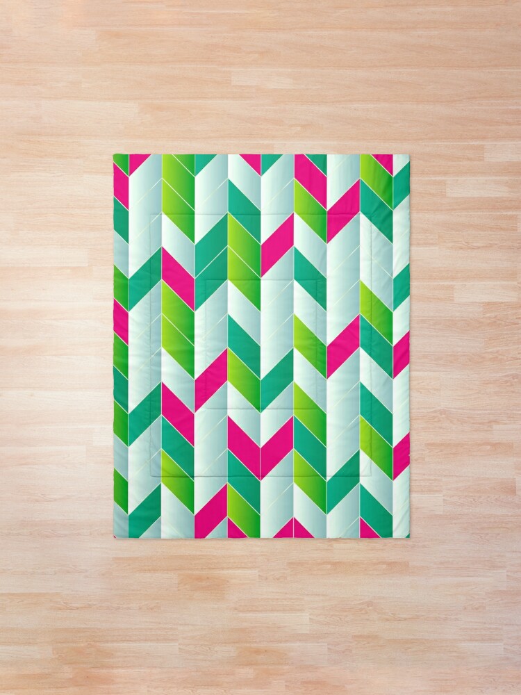 Alternate view of Beautiful Stripes of Bohemia Fabric Print Comforter