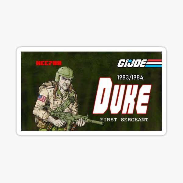 Duke HCC788 title Sticker