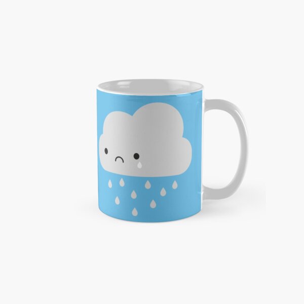 Sad Kawaii Rain Cloud Classic Mug