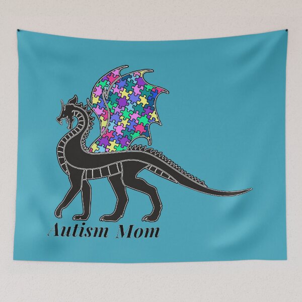 Item preview, Autism Mom Dragon designed and sold by AnJAutismWorld.