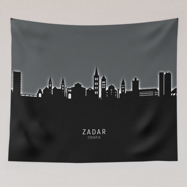 Item preview, Zadar Croatia Skyline designed and sold by ArtPrints.