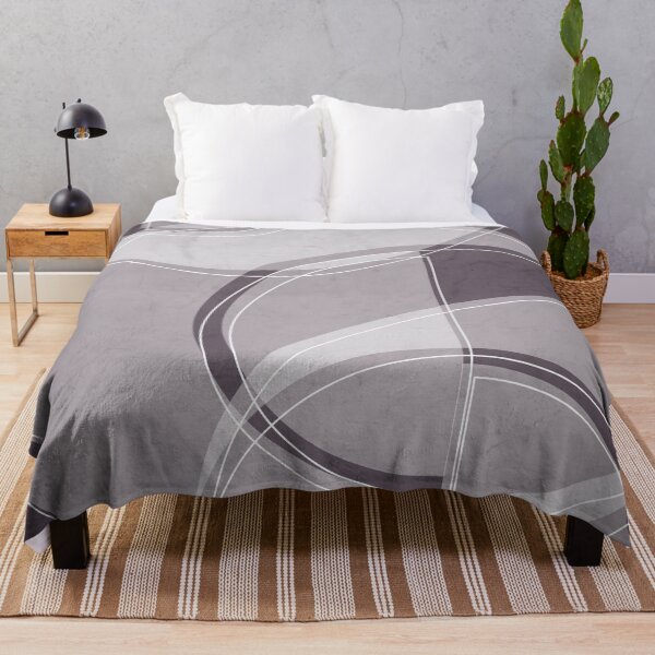 Item preview, Where the Circles and Semi-Circles Meet in Aubergine Tones designed and sold by simplydesignart.