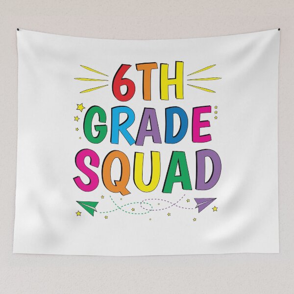 Item preview, Sixth Grade Squad 6th Back to School designed and sold by ZNOVANNA.