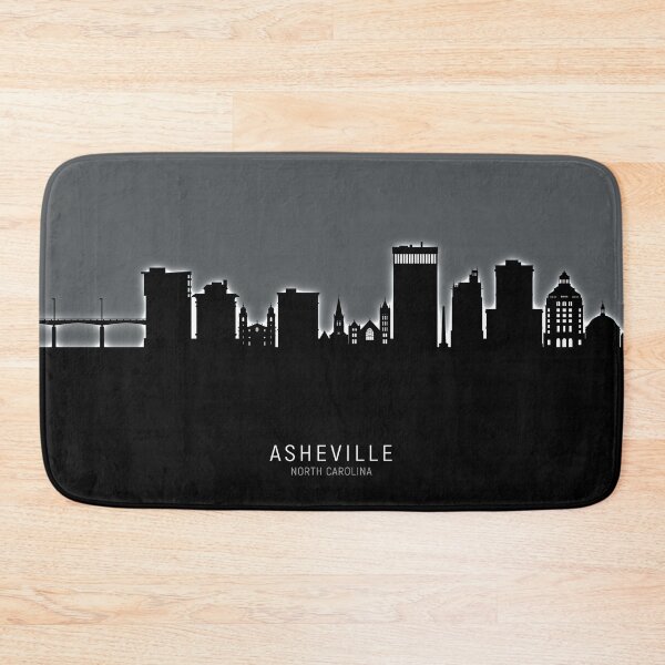 Item preview, Asheville North Carolina Skyline designed and sold by ArtPrints.