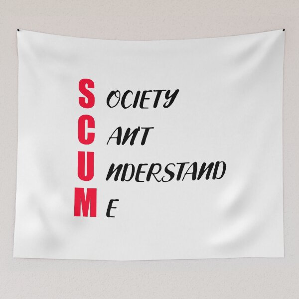 Item preview, Scum society nerd lateral thinker rebel designed and sold by Dsigns.