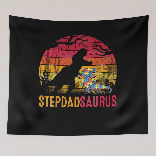 Item preview, Stepdad Saurus Rex Autism Awareness Funny Dinosaur Gift designed and sold by mynotn.