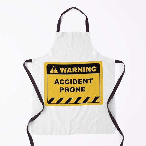 Item preview, Human Warning Label / Sign ACCIDENT PRONE Sayings Sarcasm Humor Quotes designed and sold by ColorMeHappy123.