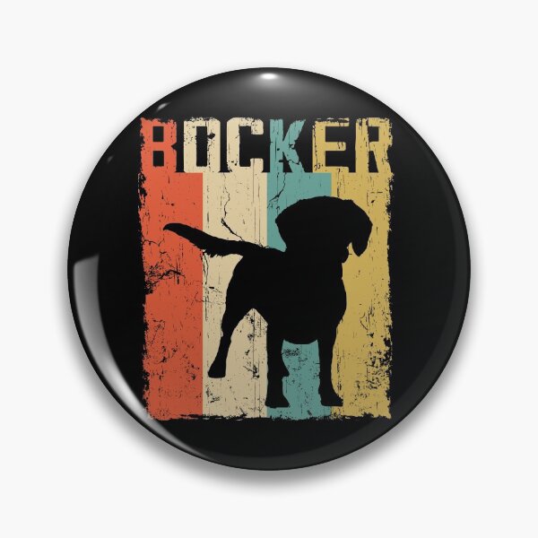 Item preview, bocker Vintage Retro Classis Dog Lover Gift designed and sold by rafaeltto.