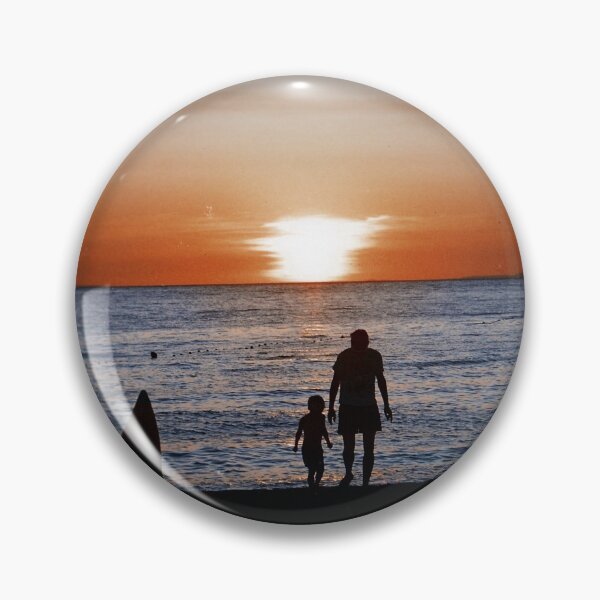 Item preview, Sunset Father and Son on the beach designed and sold by terrordrome.
