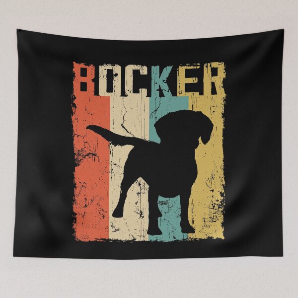 Item preview, bocker Vintage Retro Classis Dog Lover Gift designed and sold by rafaeltto.