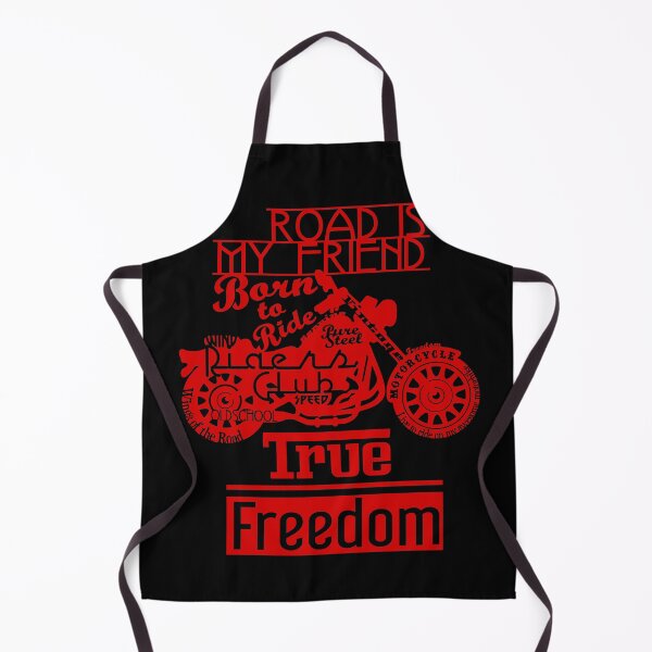 Item preview, True Freedom - Road is my friend Motorbike - Red designed and sold by XOOXOO.