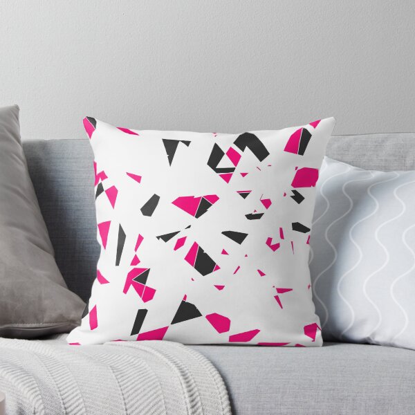Item preview, Pink, Black, and White Modern Geo Triangle Pattern designed and sold by Blkstrawberry.