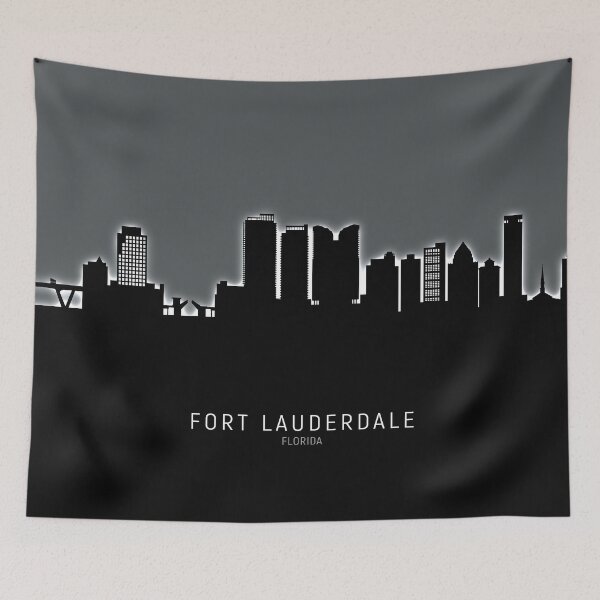 Item preview, Fort Lauderdale Florida Skyline designed and sold by ArtPrints.