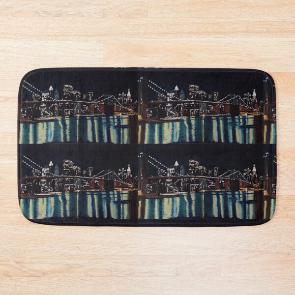 Item preview, New York's Brooklin Bridge by night designed and sold by Kunst-Grafik .
